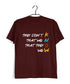 2 TV Series They Don‰ۡóÁÌ_åÈt Know Custom Printed Graphic Design T-Shirt for Men